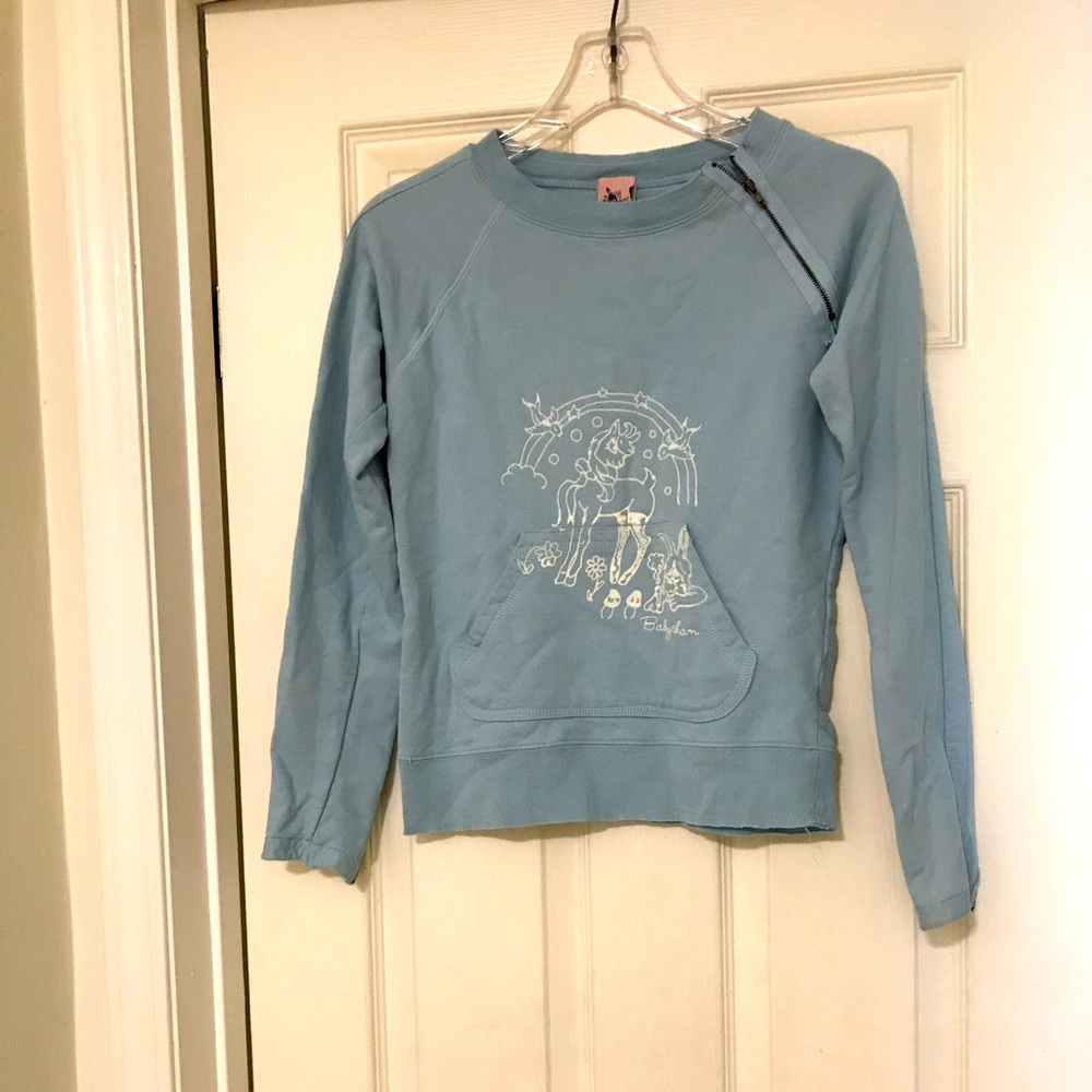 Babycham sweatshirt with zip detail